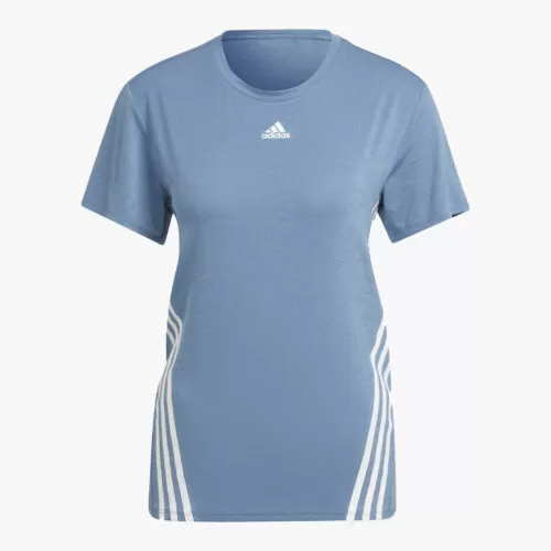 Adidas Aeroready T-Shirt Trainicons 3-Bandes Femme