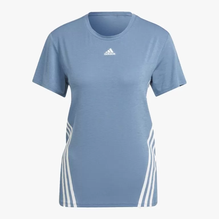 Adidas Aeroready T-Shirt Trainicons 3-Bandes Femme