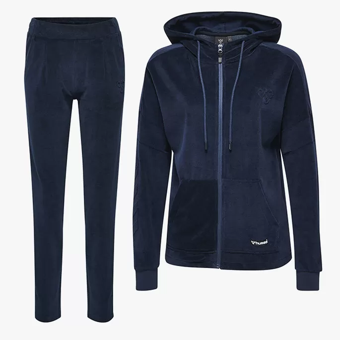 Hummel Survêtement Zip De Daim Femme