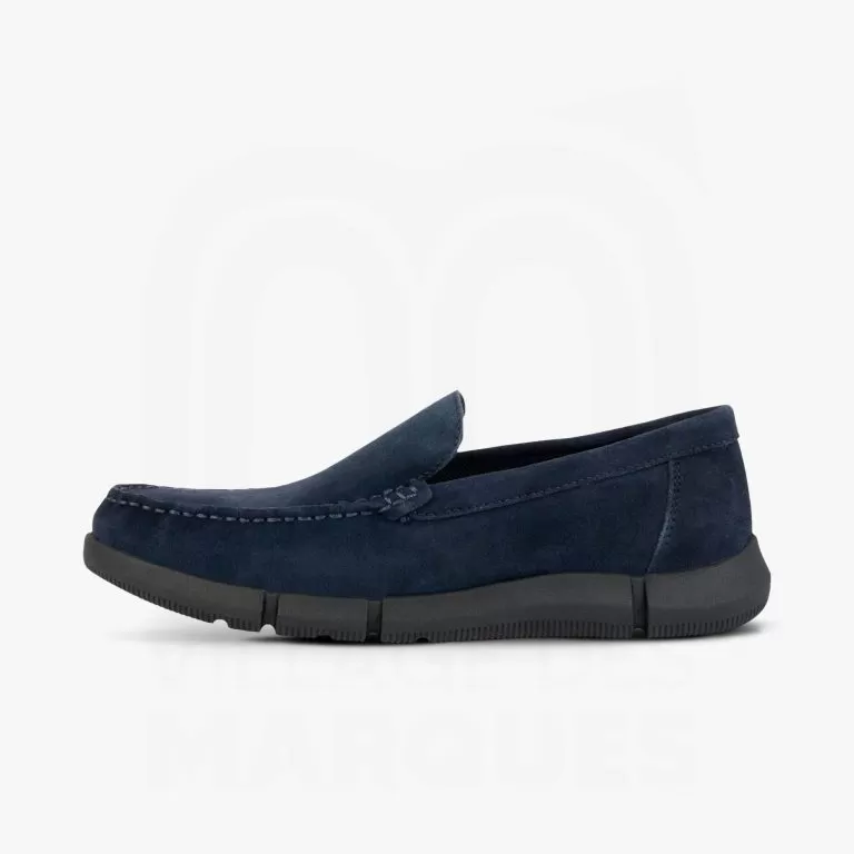 Geox Mocassins En Daim Adaptateur Homme