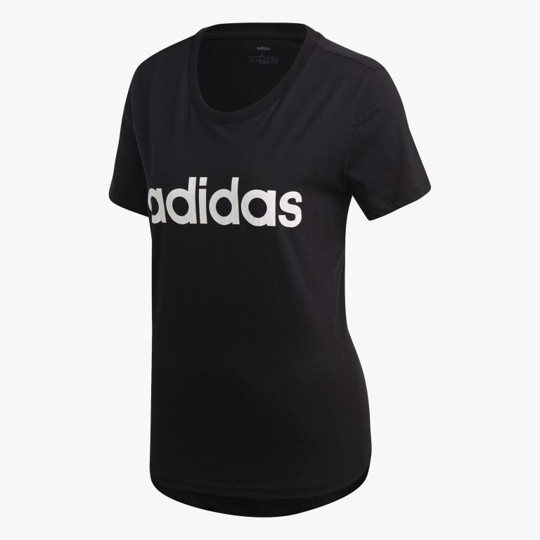 Adidas Essentials Linear Slim T-Shirt Femme