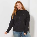 Kiabi Sweat Avec Col Volanté Femme