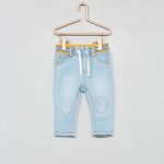 Kiabi Pantalon En Maille Denim Ultra-Confortable Garçon