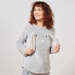 Kiabi Sweat Brodé 'Lapin' Femme