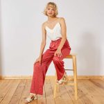 Kiabi Pantalon Imprimé Zébré Femme