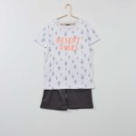 Kiabi Pyjama Court 'Cactus' Garçon