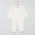 Kiabi Pyjama Long 'Zèbre' Fille