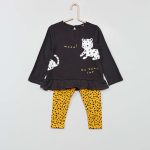 Kiabi Ensemble T-Shirt + Legging Fille