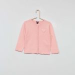 Kiabi Gilet Patch Cœur Fille
