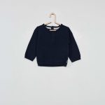 Kiabi Pull Col V Fine Maille Garçon