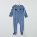 Kiabi Pyjama En Velours 'Chien' Garçon