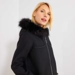 Kiabi Manteau Caban Effet Laine Femme