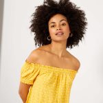 Kiabi Blouse Encolure 'Bardot' Femme