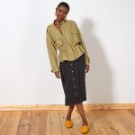 Kiabi Jupe Midi En Gaze De Coton Femme