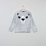 Kiabi Haut De Pyjama En Fausse Fourrure Garçon