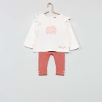 Kiabi Sweat + Legging 'Éco-Conception' Fille
