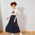 Kiabi Jupe Longue En Crêpon Femme