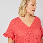 Kiabi Blouse En Broderie Anglaise Femme