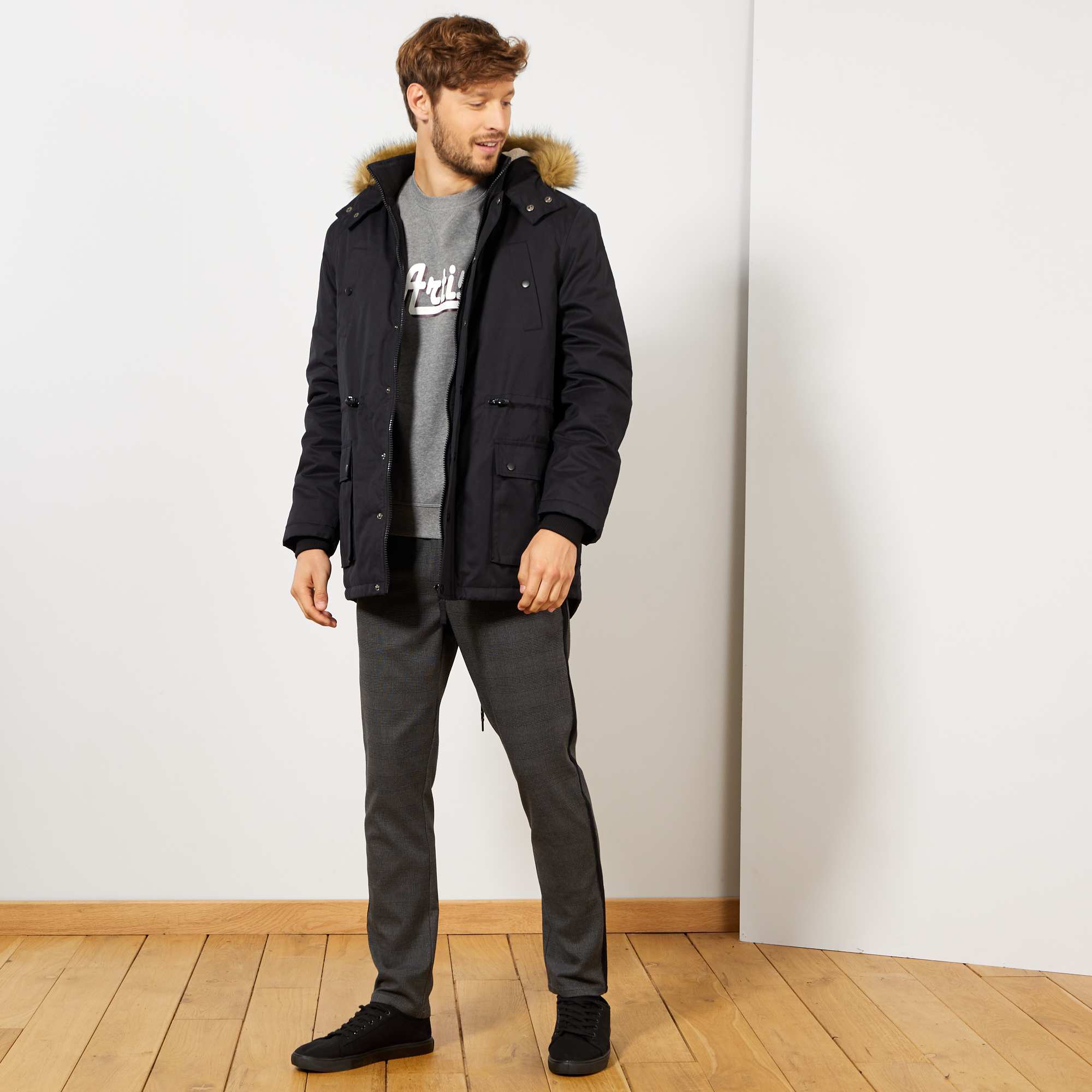 parka homme chez kiabi