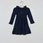 Kiabi Robe En Maille Côtelé Fille