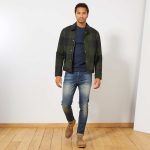 Kiabi Jean Slim En Denim Stretch Délavé Homme