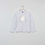 Kiabi Haut De Pyjama En Velours Fille