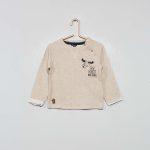 Kiabi T-Shirt Épais En Maille Douce Garçon