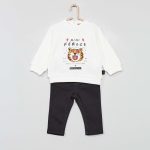 Kiabi Ensemble Sweat + Pantalon Garçon