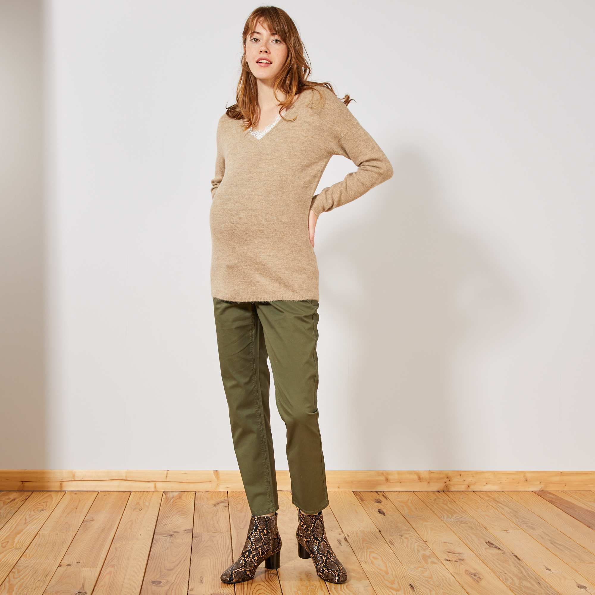 Kiabi Pantalon Chino De Grossesse Femme Madina