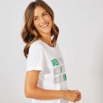 Kiabi T-Shirt Brodé 'Éco-Conception' Femme