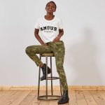 Kiabi Jean Slim Camouflage Femme