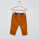 Kiabi Pantalon Droit En Velours Côtelé Garçon