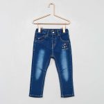 Kiabi Jean Slim Brodé Garçon