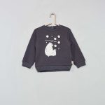 Kiabi Sweat 'Ours' Et 'Pompons' En Relief Garçon