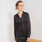 Kiabi Chemise En Voile Imprimé 'Cœurs' Femme