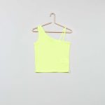 Kiabi Débardeur Asymétrique Fluo Fille