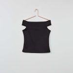 Kiabi T-Shirt Épaules Dénudées En Maille Côtelée Fille