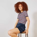 Kiabi T-Shirt Rayé Côtelé Femme