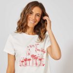 Kiabi T-Shirt Brodé 'Ville' Femme