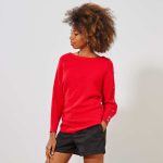 Kiabi Pull Boutons Manche Femme