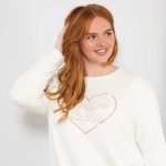 Kiabi Sweat Col Rond À Message Femme