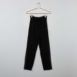 Kiabi Pantalon Paperbag Bandes Brillantes Fille