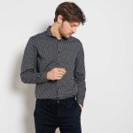 Kiabi Chemise Slim Micro Motif Homme