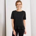 Kiabi T-Shirt Pailleté À Basque Femme