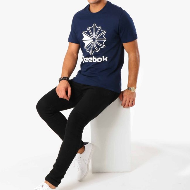 Reebok T-shirt De Compression Imprimée Homme - Madina