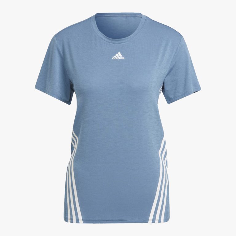 Adidas Aeroready T-Shirt Trainicons 3-Bandes Femme