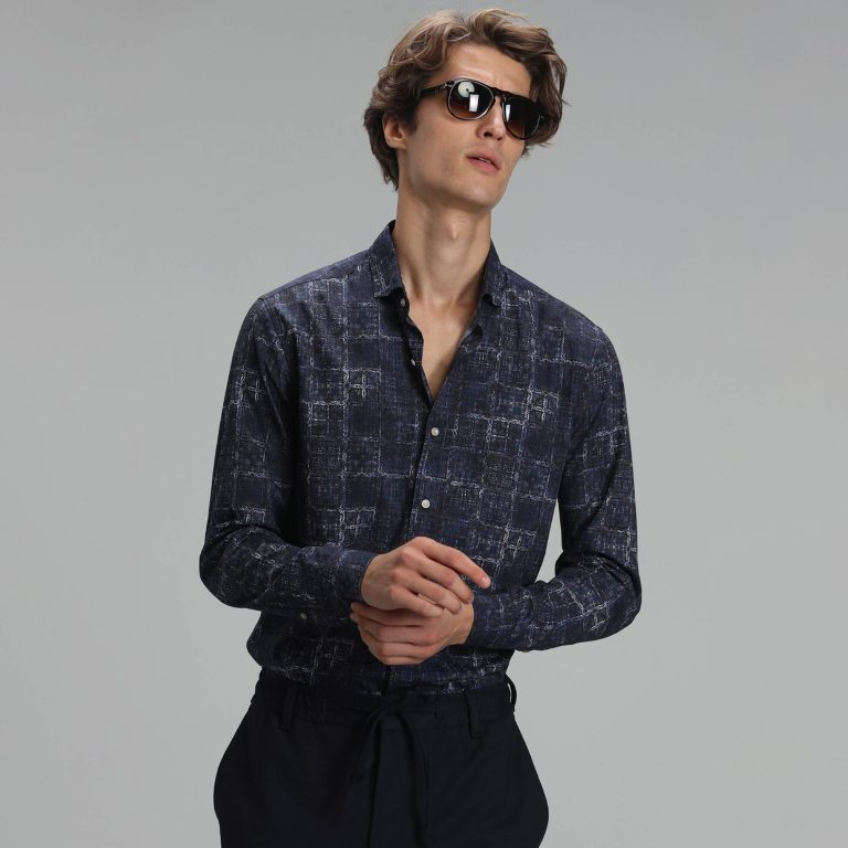 Lufian Story Chemise Basique Coupe Slim Homme