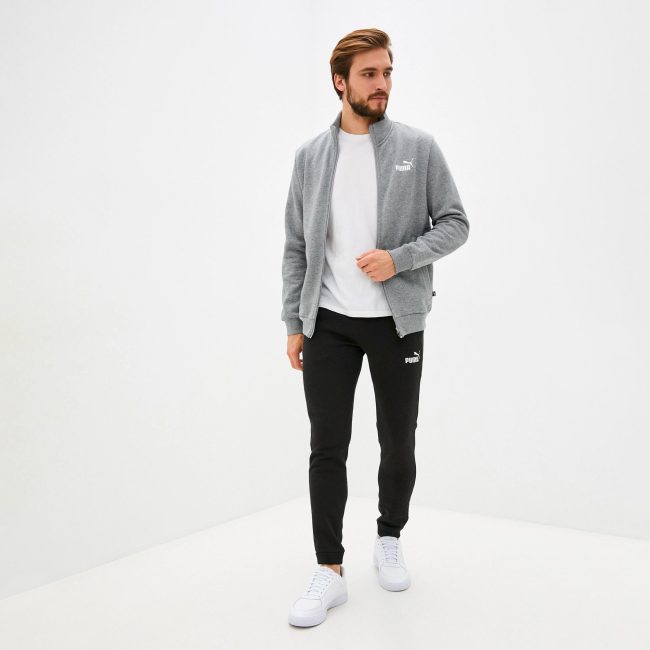 Survêtement Homme Ensemble Jogging Sportif - Activewear - Blanc - Manches  longues - Respirant - Indoor