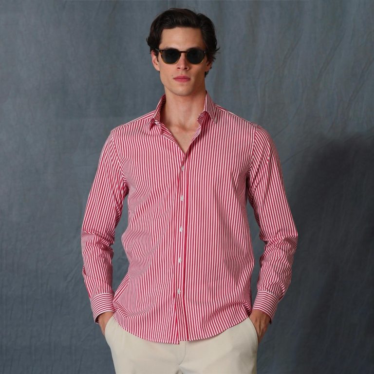 Lufian Kirmizi Chemise Déconracte