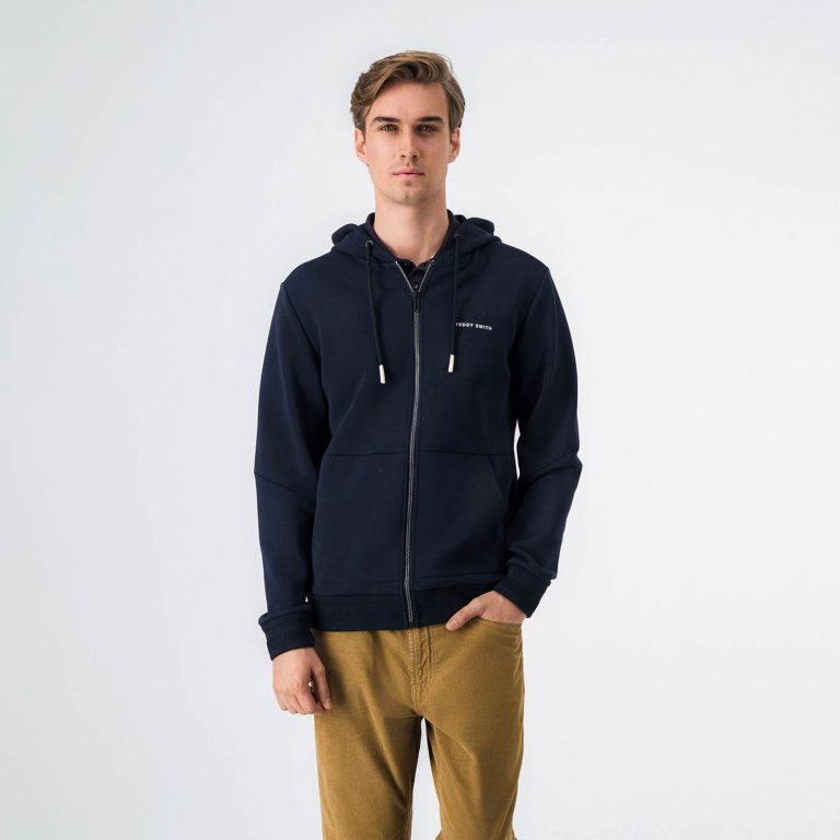 Teddy Smith SCOTT Sweat Zippé à Capuche Homme